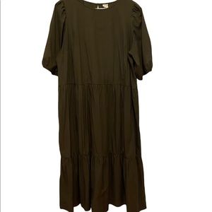 H&M tiered maxi dress. Size large